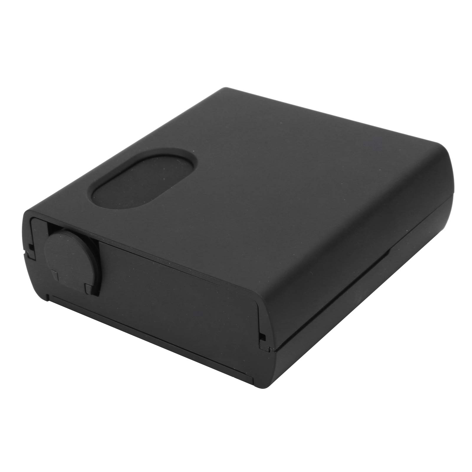 KUIDAMOS Tragbares Mundpflege-Reiseset mit Bartpflege und Rasierset für den Familiengebrauch – Umweltfreundliches ABS-Material, 11,3 X 9,7 X 4 Cm (schwarzes Rasierset)