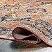 nuLOOM Sherita Distressed Oriental Style Area Rug, 7x8, Rust