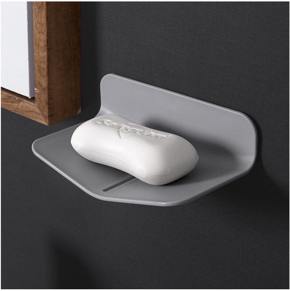 soap dish， Creative Sponge Holder Silicone Soap Dish Saver Tray for Bathroom Counter Shower Kitchen(I)