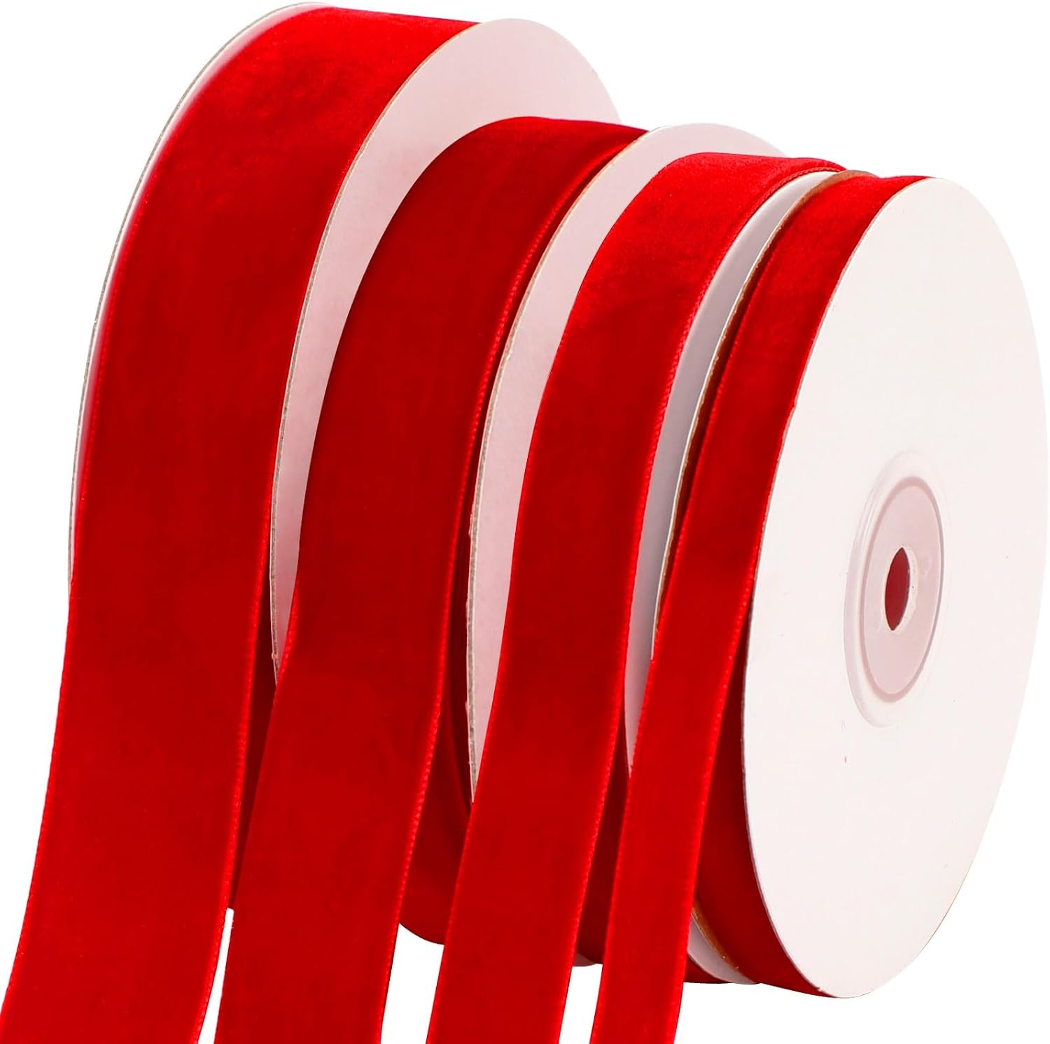 Red Rvelvet Ribbon Amazon.com: DTOFOOT Christmas Velvet Ribbon 40 Yards Red Velvet Ribbon ...