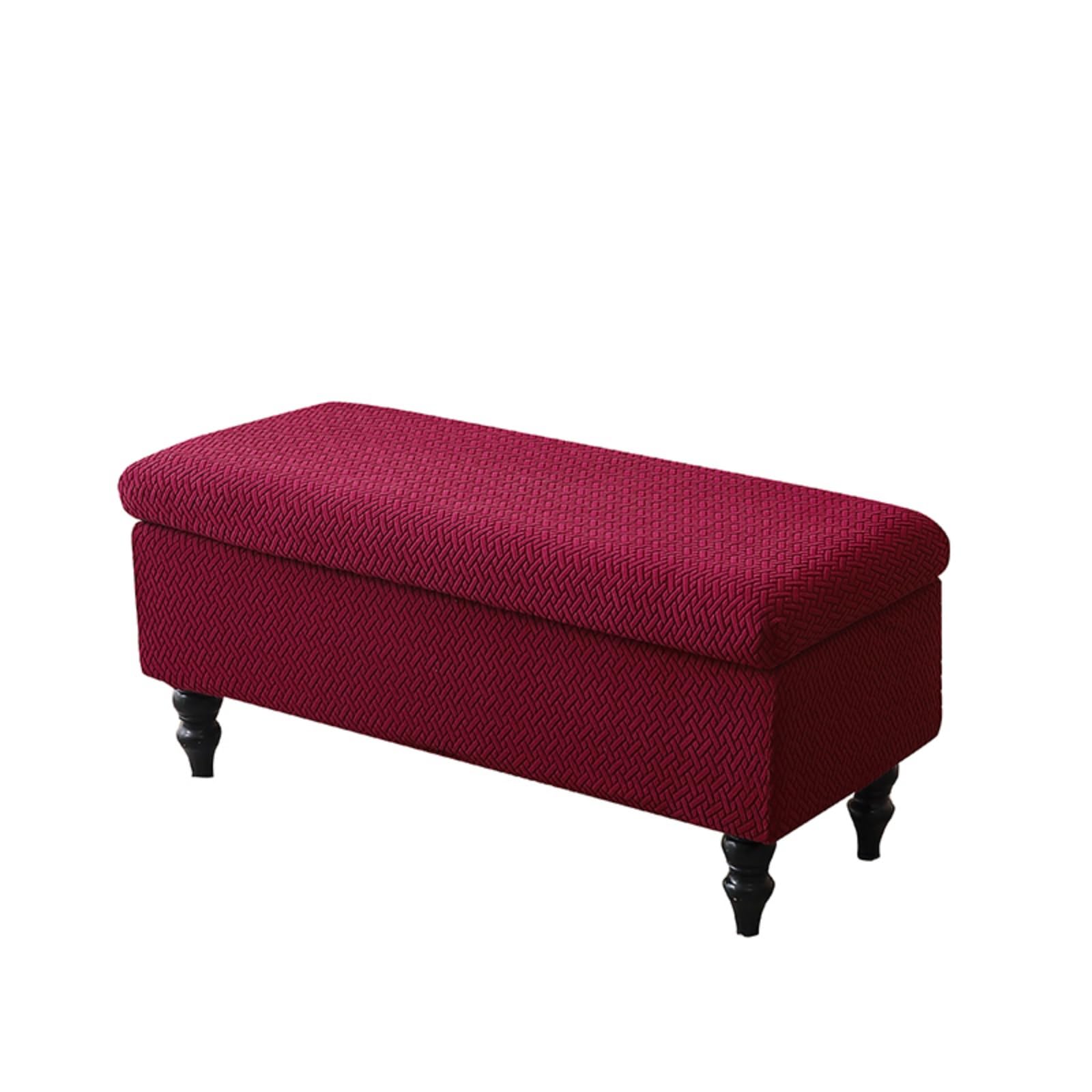 Housse de pouf élastique de 120 à 160 cm amovible et extensible motif Mida