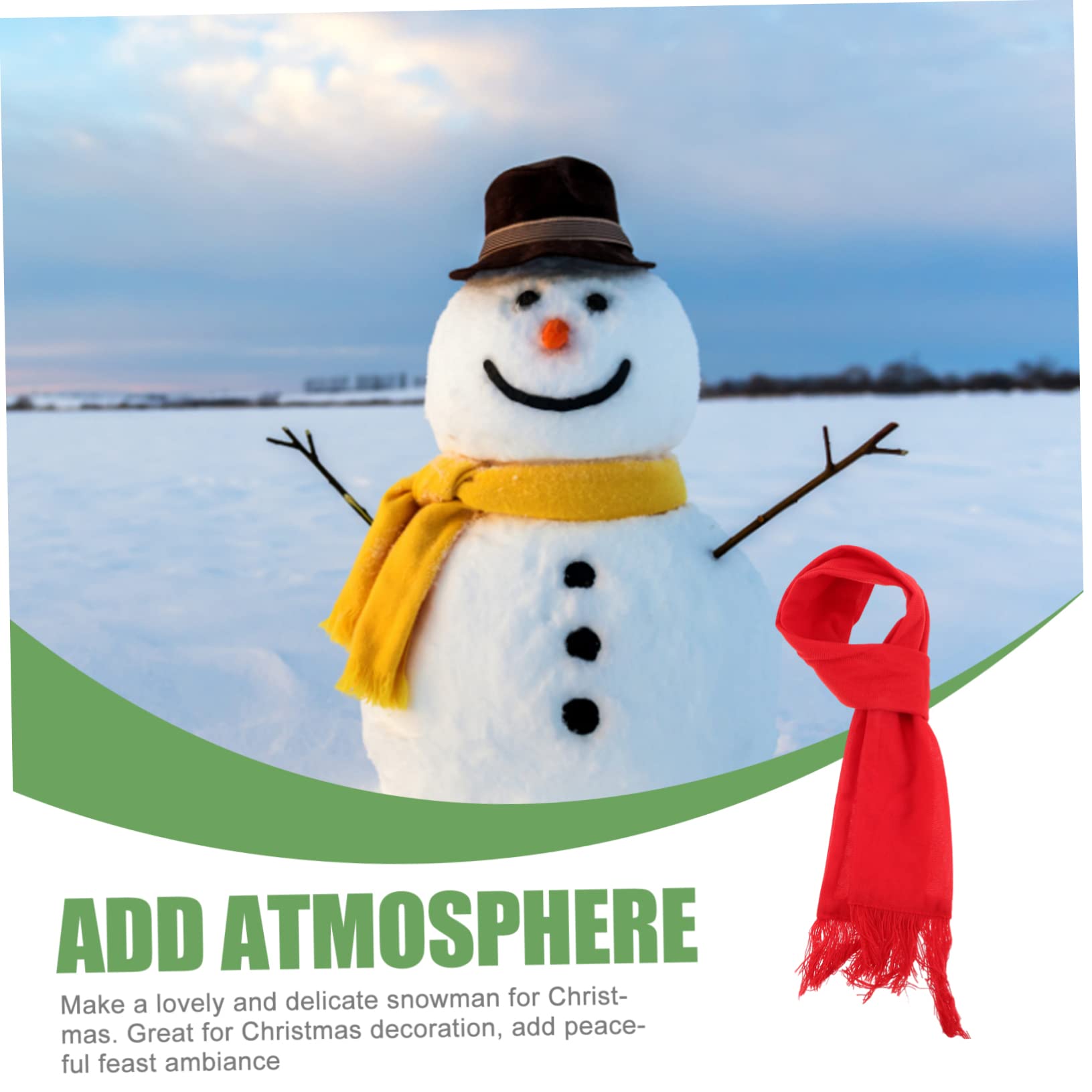 PRETYZOOM 4 Sets Schneemann Anziehset DIY Schneemann Anziehset DIY Schneemann Dekorationsset Für Schneemann DIY Zubehör Weihnachts Schneemann Dekorationen DIY Weihnachts Schneemann