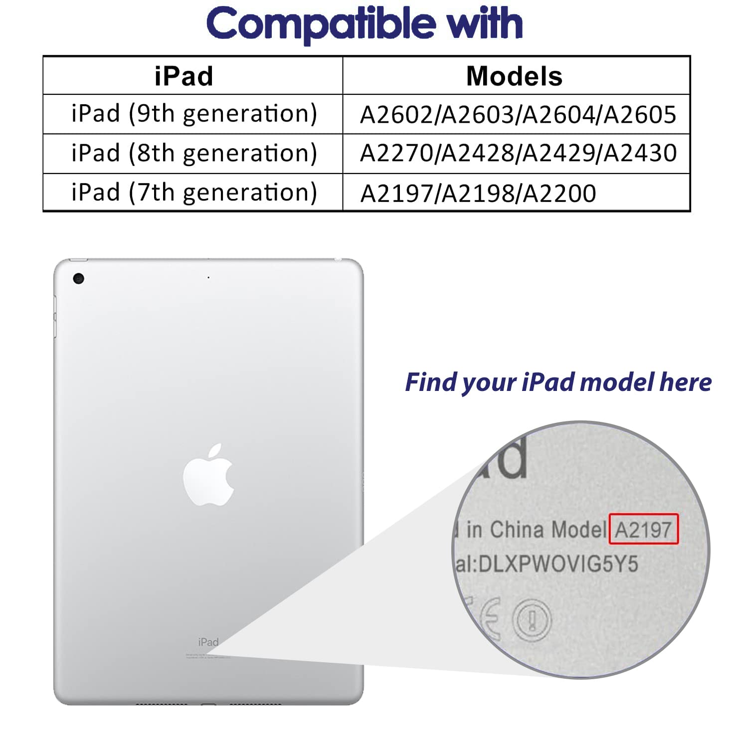 Custodia Antiurto AICase Per IPad 7a/8a/9a Generazione 10,2'' – Con Supporto E Matita