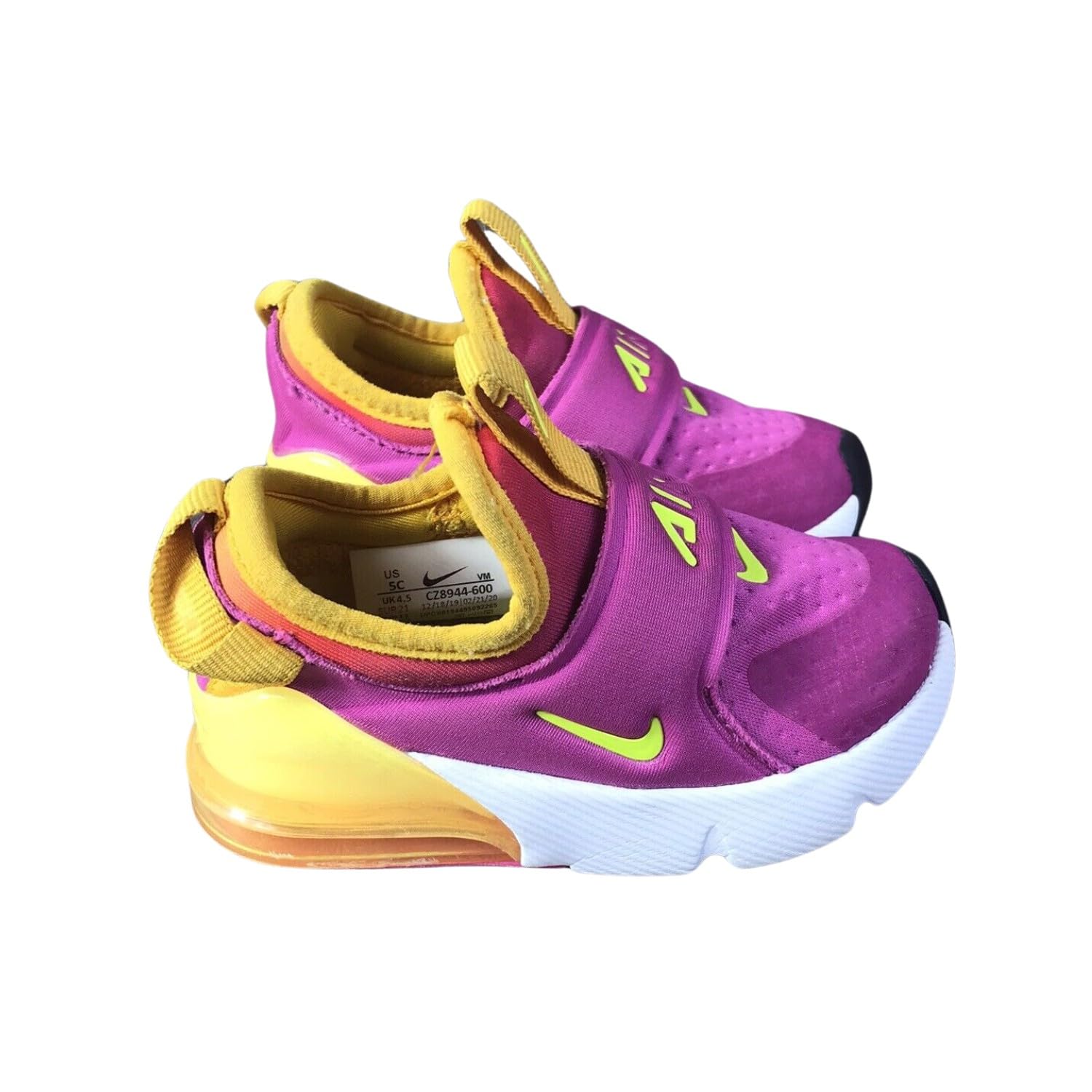 nike air max 270 extreme infant pink
