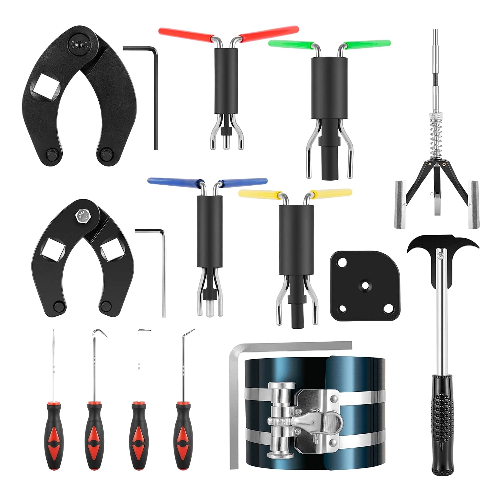 Hydraulic Cylinder Repair Tool Kit （17PCS）for Skid Steers