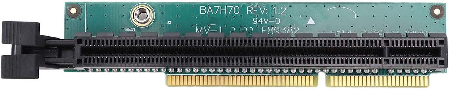 PCI E 16 Riser Card, Adapter Tiny 5 PCIE16 Riser for ThinkCentre M920q M920x M910x M720q P330, Transferable Graphics Support P1000 P620 P600 (Without Back Plate)