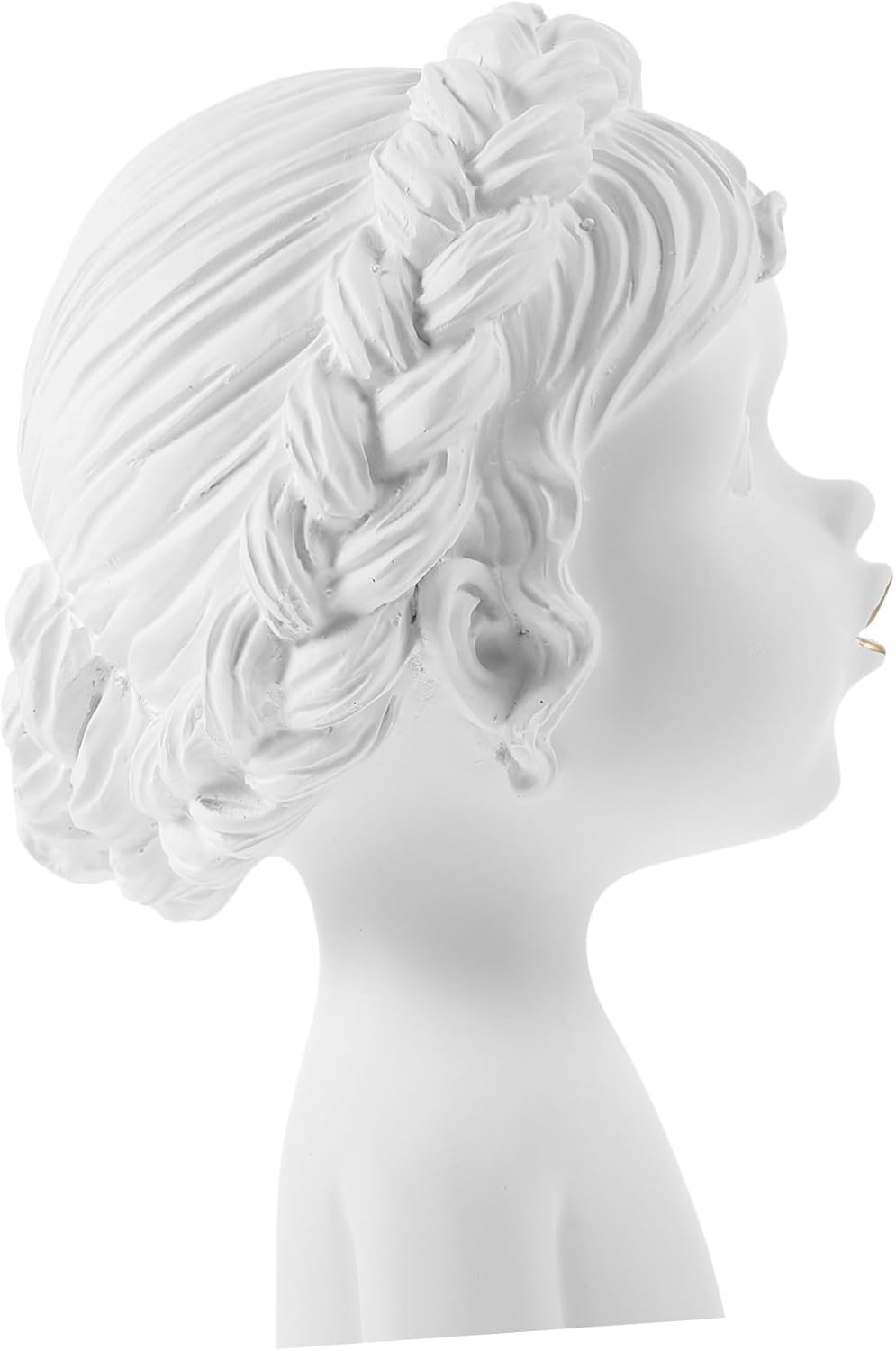 Daughter Bust Statue Miniature Girl Figurine for Home Decor Adorable Resin Ornament for Shops Living Rooms and Bedrooms Cute for Girls and Collectors