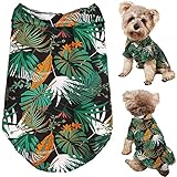 Hawaiian Dog Shirt - Pet Summer T-Shirts Breathable Cool Dog Clothes for Small Medium Large Dogs Cat