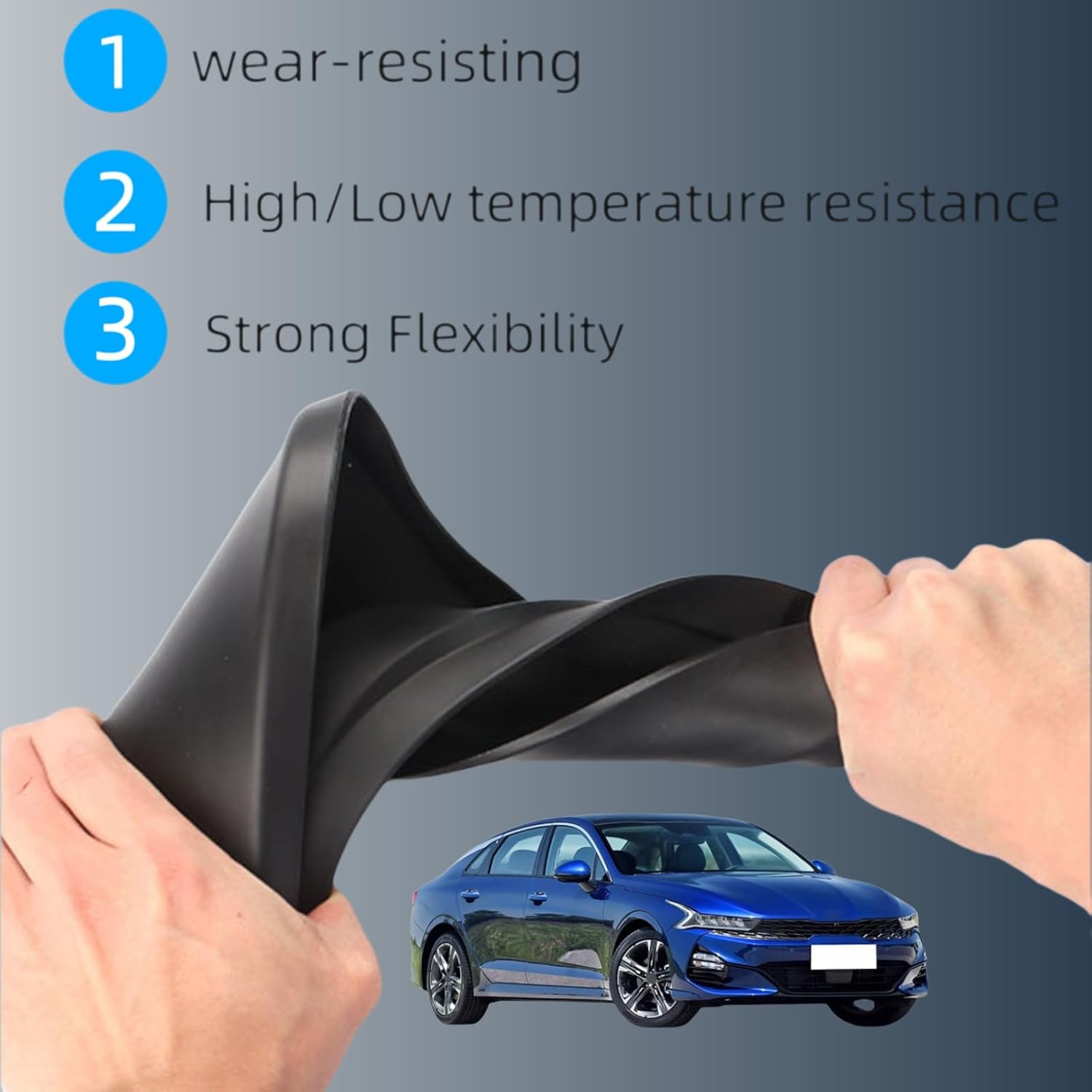 Mud Flaps for 2025 KIA K5 Accessories 2021-2024 Heavy Duty Front, Wheel & Tire Splash Guards, Mudflaps for Car, All Weather Tire Protector Splash Guards Mudflaps Accessories