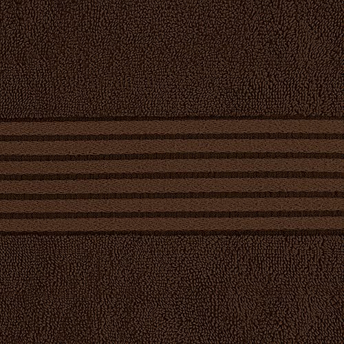 Image of Utopia Towels Luxurious Bath Towels Set, 4 Pack, 27 x 54 Inches - 100% Ring Spun Cotton, Thick, Plush, and Fast-Drying, Designed for Premium Hotels, Spas, and Homes, Dark Brown