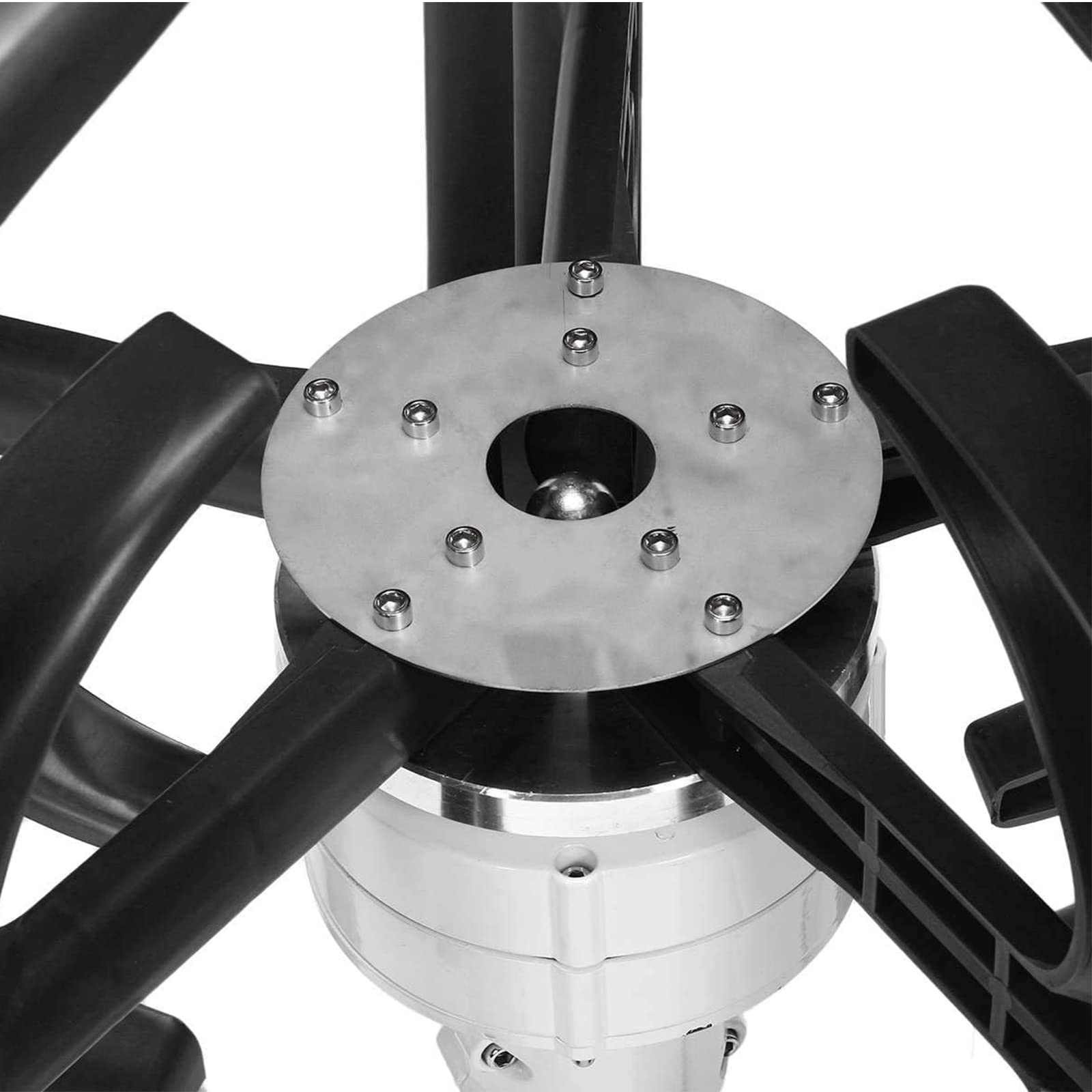 Turbinas de Viento 8000W Kit de generador de turbinas de Molino de Viento, turbina de Viento pequeña Equipo de maquinaria Industrial de Viento de 5 aspas para Carga de hogar Marino