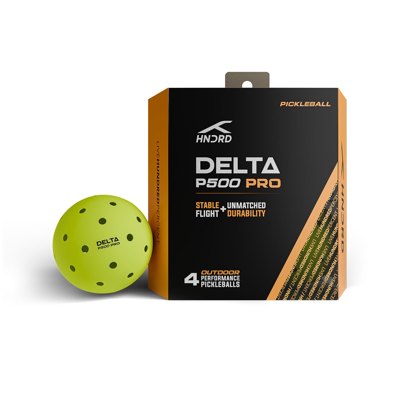 Hundred Delta Pro Pickleball Balls | Pack of 4 | USA Pickleball Approved | Hole Design | Tournament Ball-image-17