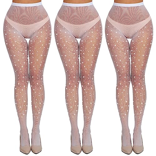 Image of Fishnet Dress for Women Lace Pantyhose Hight Waist Torn Tights Mesh Stockings Black Fishnet Tights Women's Fish Net Stockings