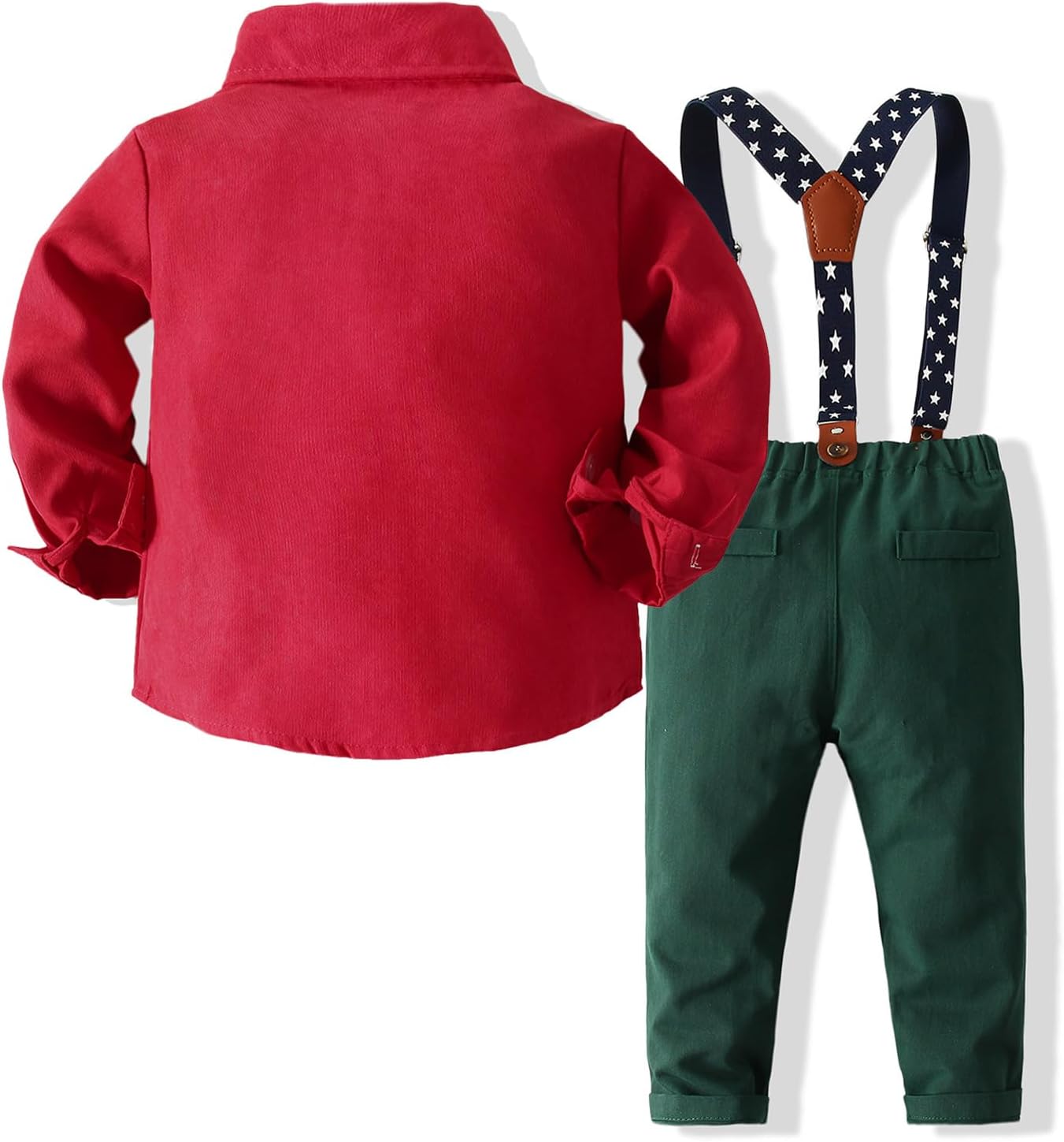 Kimocat Baby Boys Long Sleeve Gentleman Bowtie Outfit Suits Set