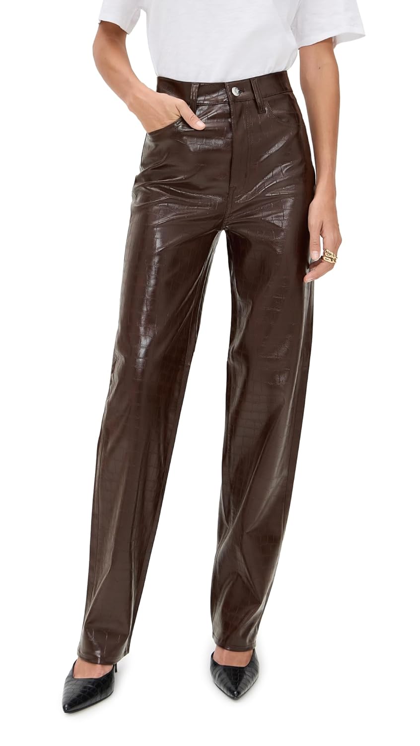 Pistola Womens Cassie Faux Leather Pants