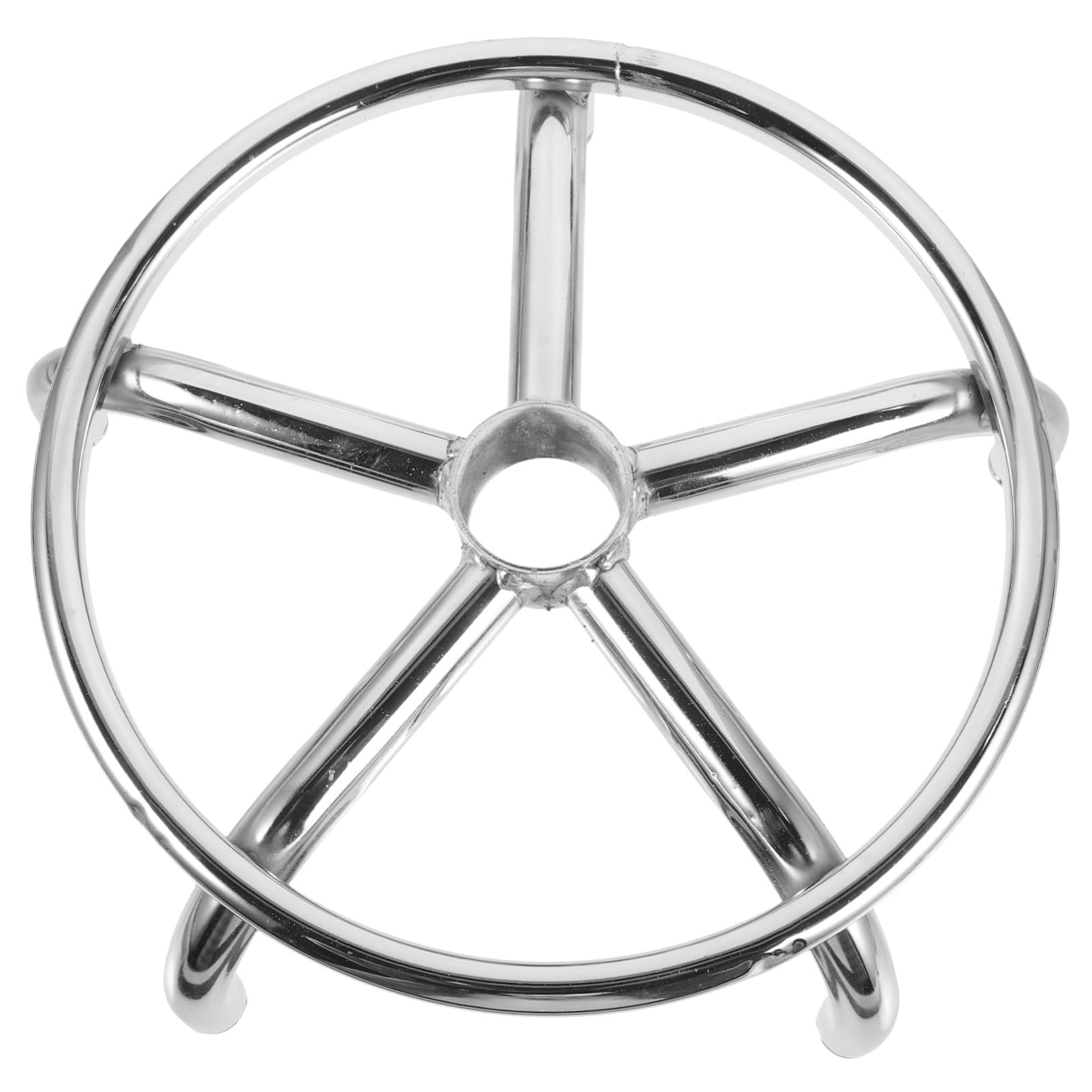 Base para silla giratoria mecanizada jojofuny y placa de control de acero plata