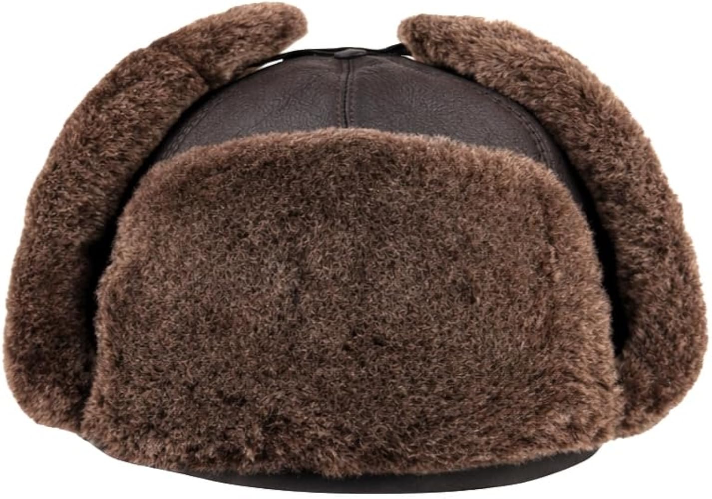 Leather Aviator Russian Ushanka Trapper Shearling Sheepskin Fur
