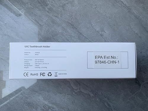 Miniatura 7 de StarWin Desinfectante para cepillos de dientes UV, 5 ranuras para cepillo de dientes, limpiador esterilizador para montaje en paredfunción de