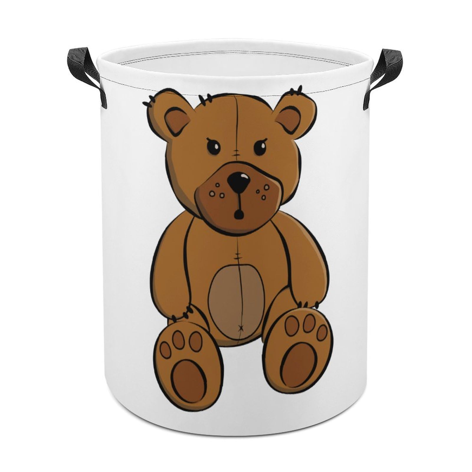 Lyfthologen Laundry Hamper, Teddy Bear Laundry Basket, Washing Basket with Handle