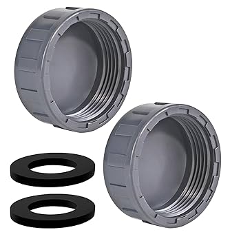 Ctyjia 2 Pcs Female Thread Pipe Fitting Cap 40mm Fitting | INDIA