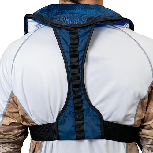 Miniatura 30 de BLUESTORM Stratus 35 Chaleco salvavidas inflable PFD para adultos Guardacostas de Estados Unidos (USCG) aprobado por la Guardia Costera