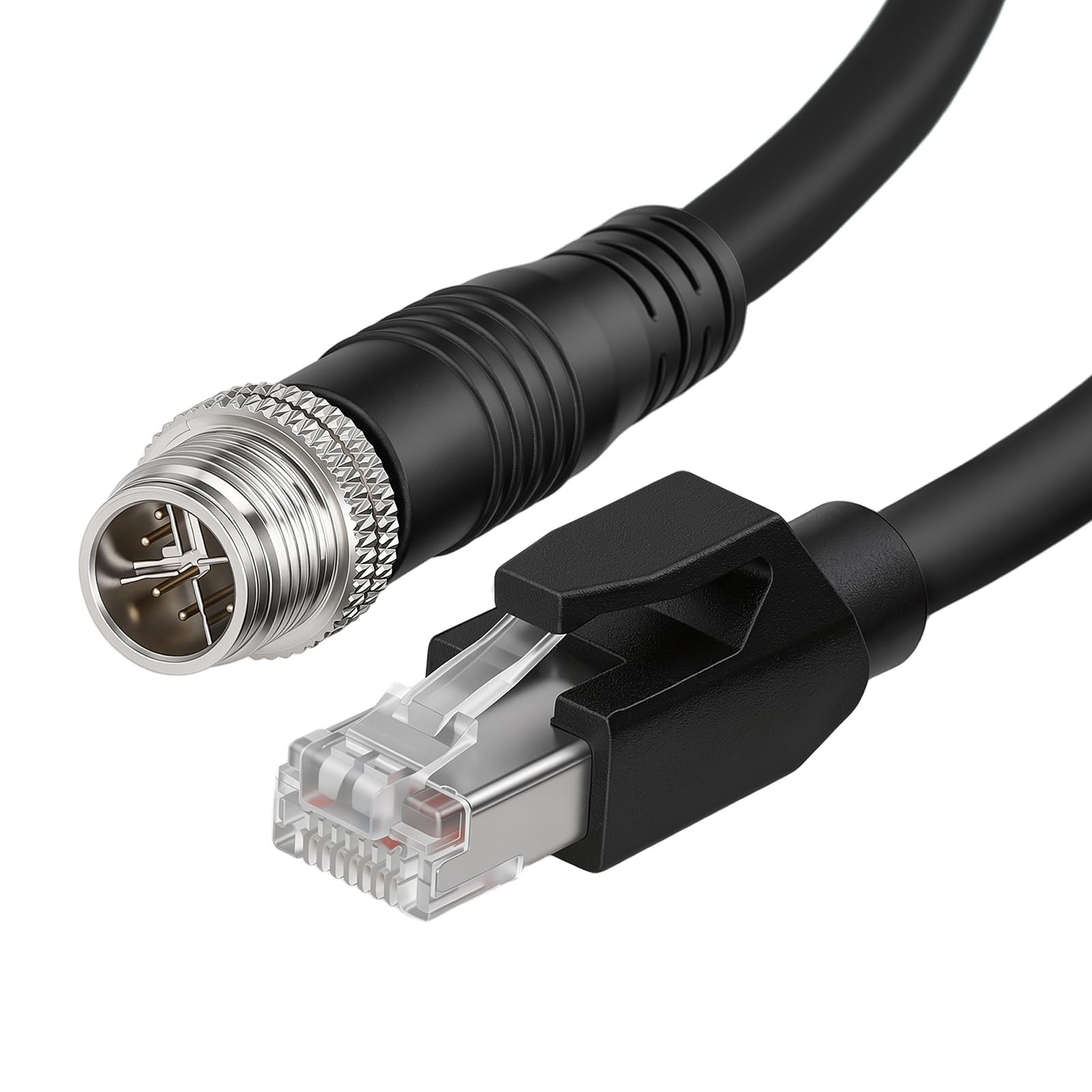 Câble Ethernet M12 X-Code RJ45 blindé très flexible caméra Cognex - 5