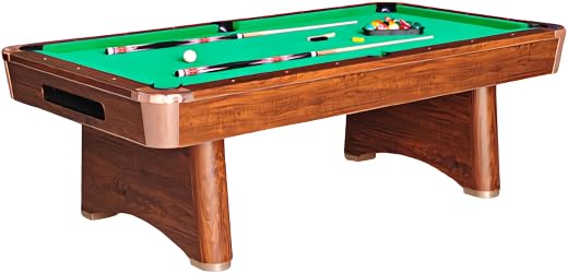 RUP 8ft American Pool Table | Auto Ball Return System | Premium Billiards Cloth | Heavy Duty 147 kg MDF Frame | Smooth Met...