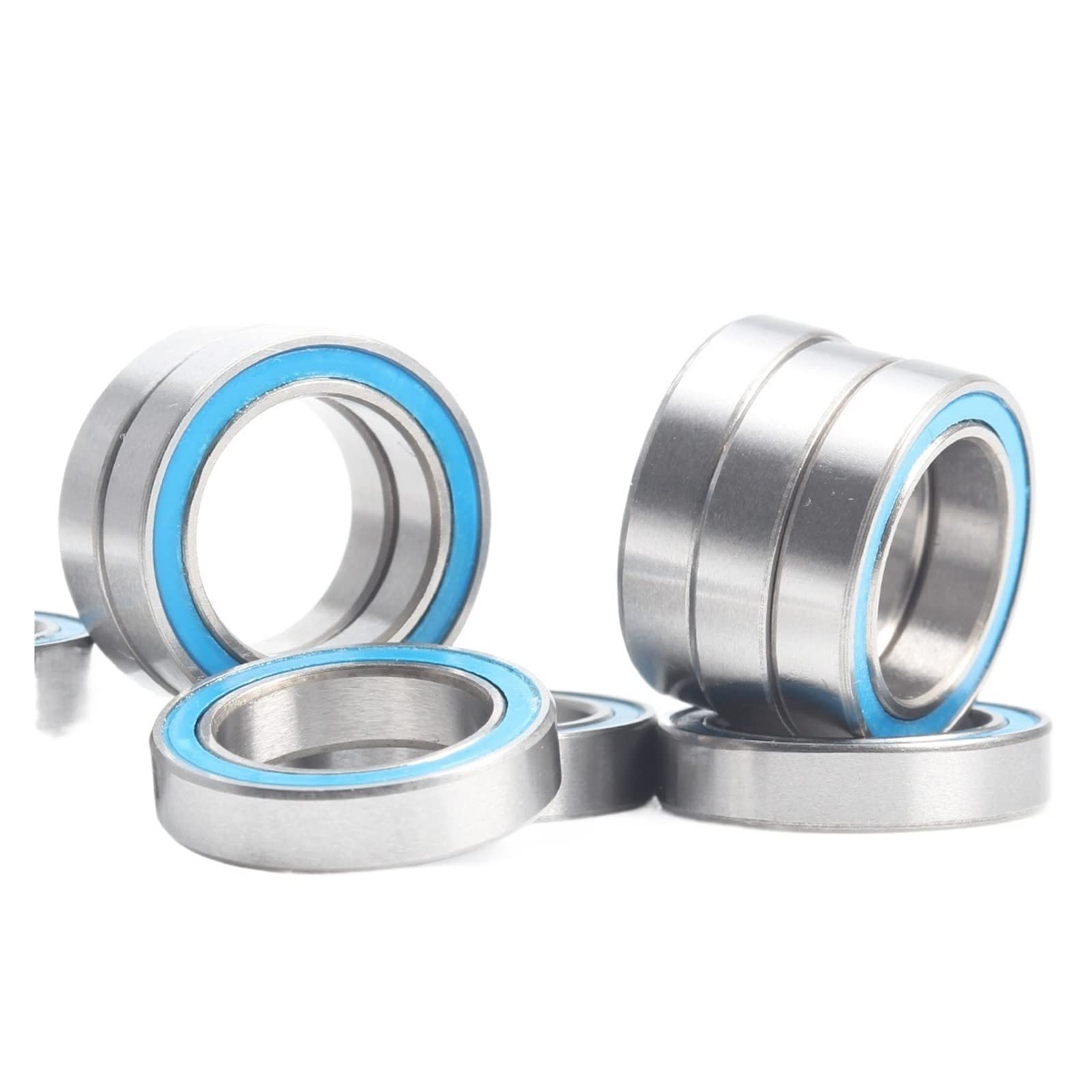 Piezas de Equipos mecánicos de rodamientos de Bola 10 Uds 6701RS rodamiento 12x18x4mm ABEC-3 rodamientos de Bolas 6701-2RS Azul Sellado