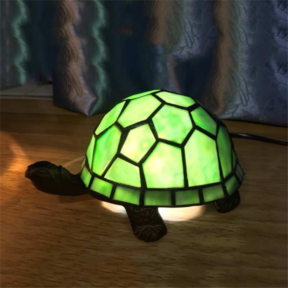 stained glass turtle lamp