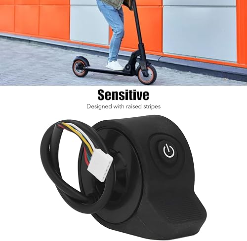 Miniatura 3 de SYH&AQYE Acelerador de pulgar para scooter eléctrico, acelerador de dedo de control de velocidad de alta sensibilidad, accesorios de acelerador de