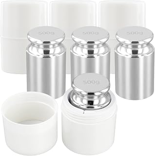 SEUNMUK 4 Pack 500g M1 Calibration Weights Stainless Steel High Precision for Digital Kitchen Jewelry Lab Scales