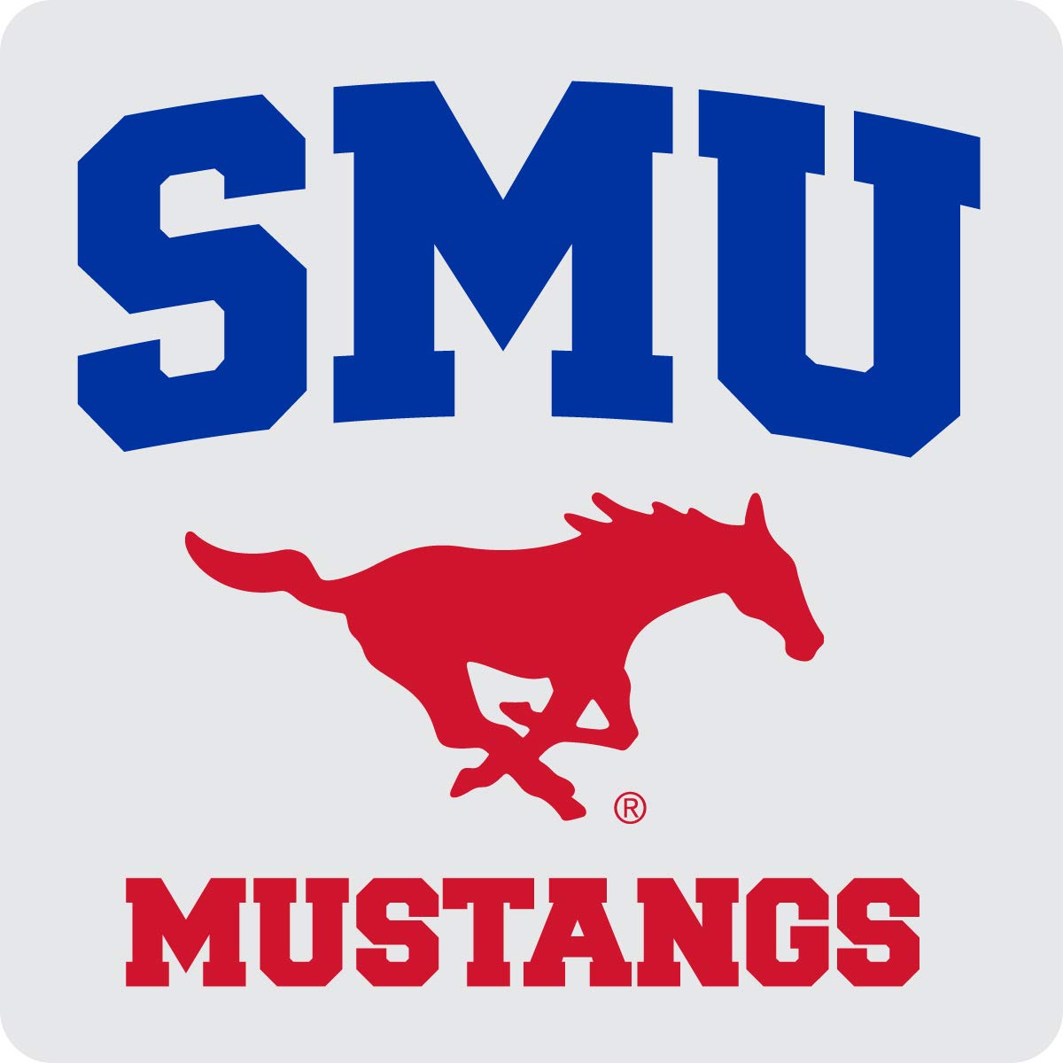 Southern Methodist University Acrylic Coaster 4-Pack Officially Licensed Collegiate Product