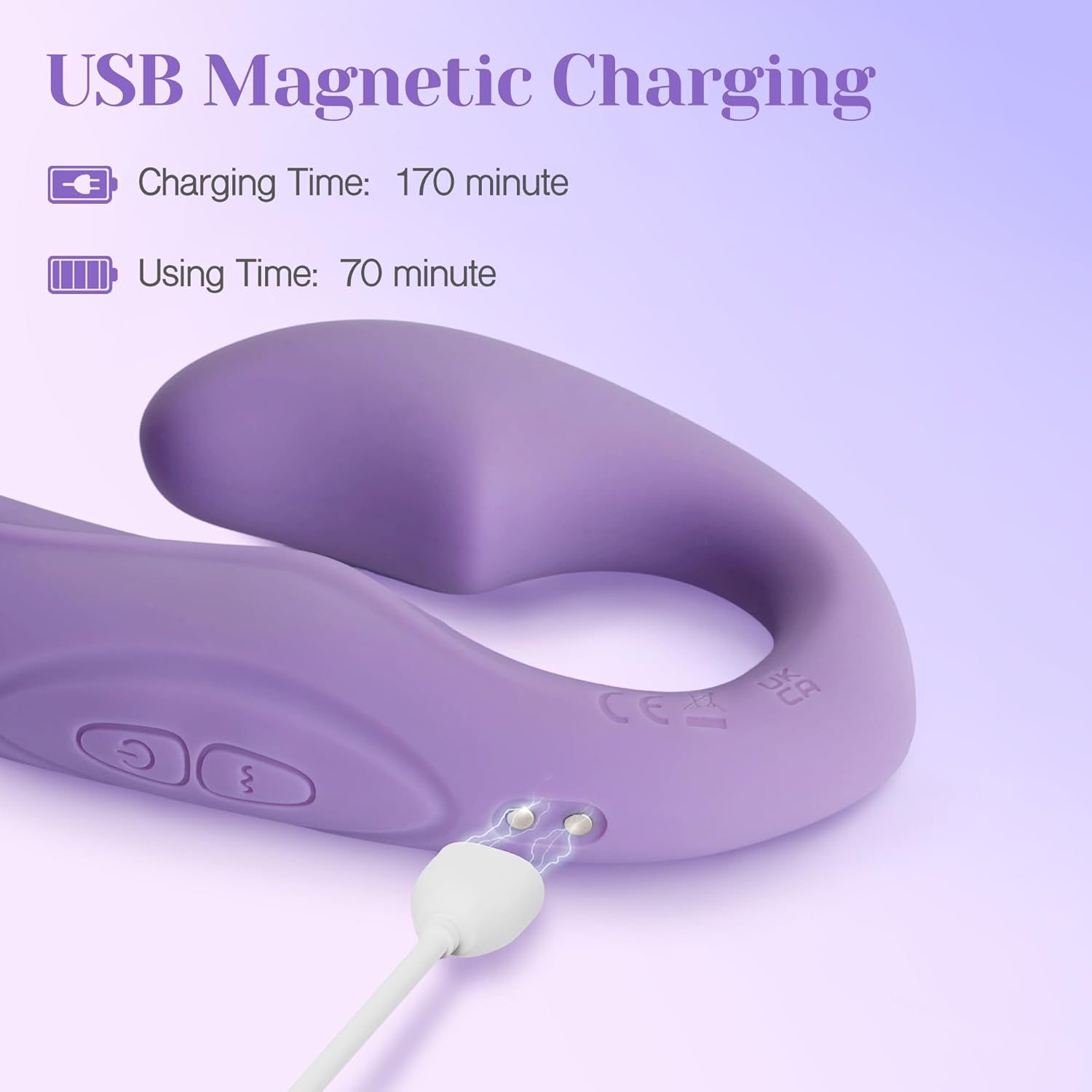 Tracy's Dog Strapless Strap-On Dildo Female Sex Toys, Velvety-Soft Double-Ended Anal Dildos, 10 Vibrations, Remote Control, Wearable G-Spot Vibrator Adult Toys for Women Lesbians & Couples (Cushify)