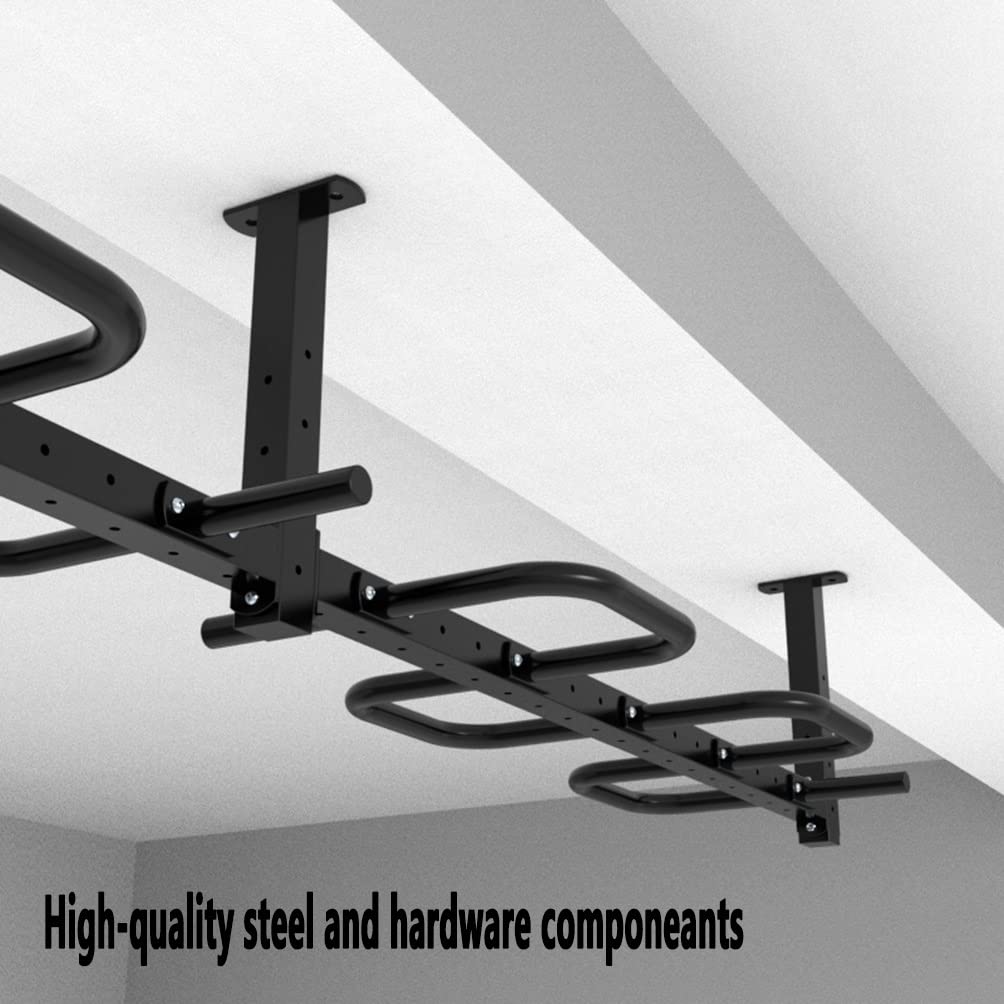Barras De Dominadas Montadas En La Pared/Estructuras De Escalada, Barras De Ejercicios De Acero Resistentes, Equipo De Entrenamiento De Fuerza para Gimnasio En Casa, 3 Modelos