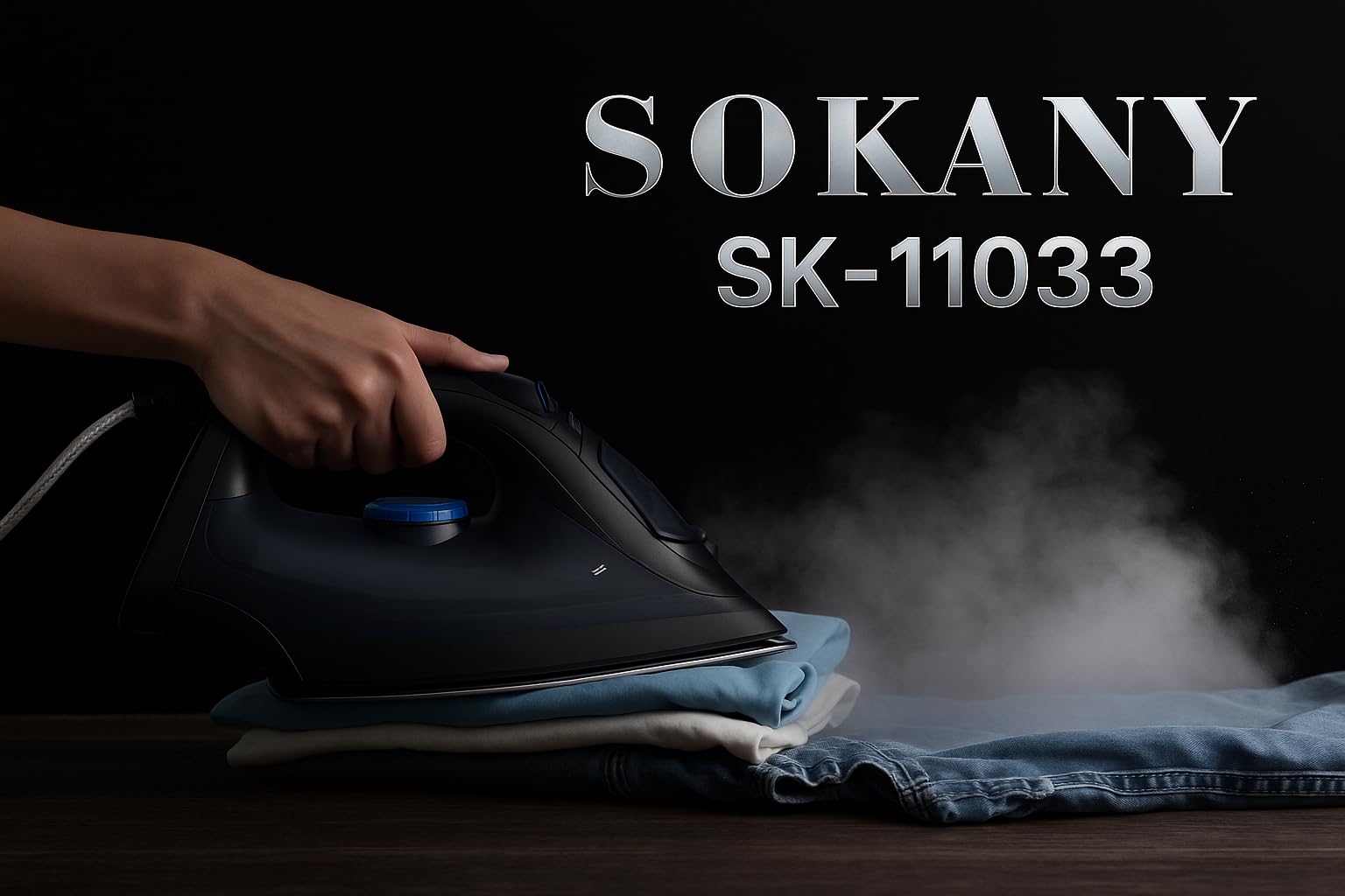 Sokany Seramik Tabanlı Buharlı Ütü 350ml Su Hazneli SK-11036