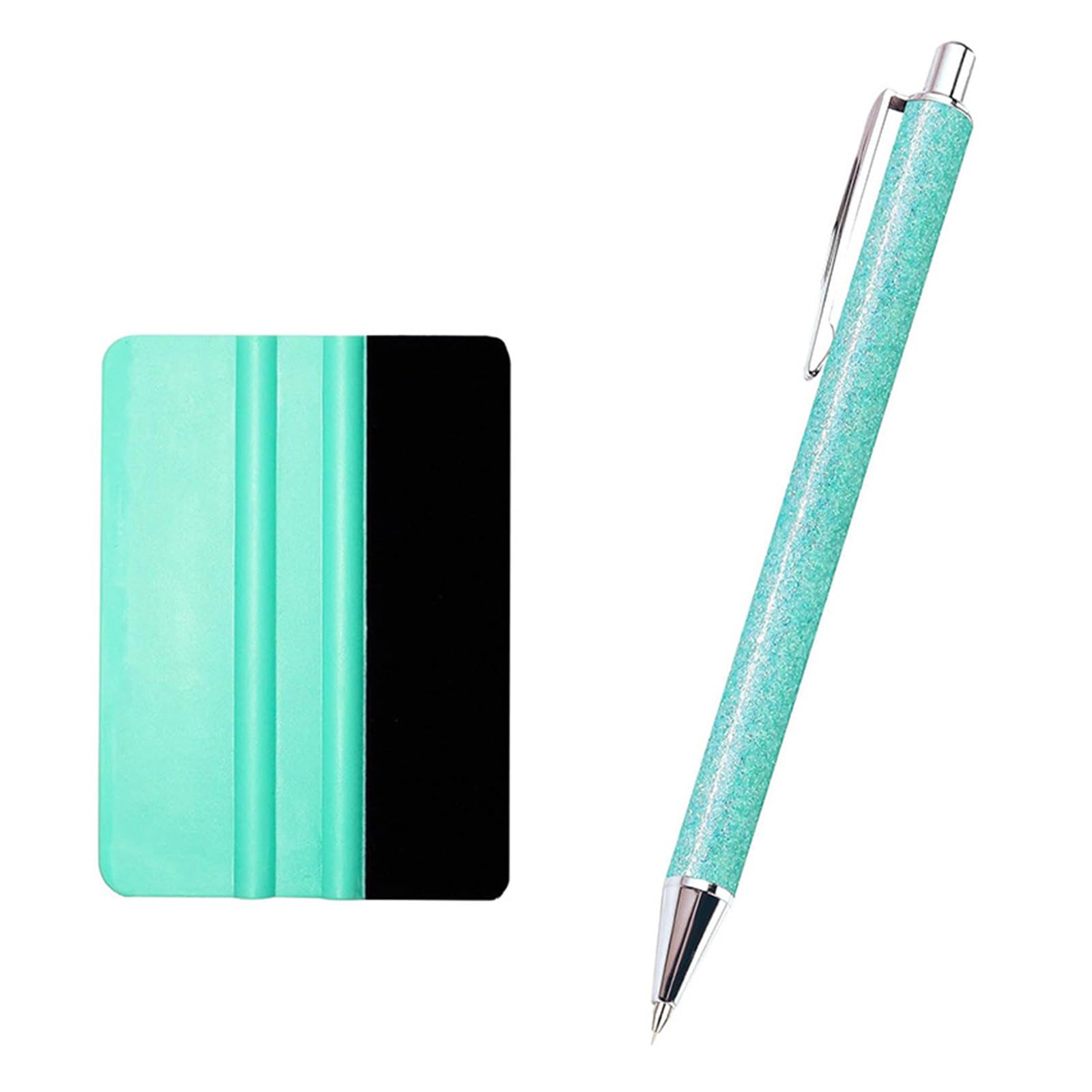 YROHGKPN Vinyls Squeegee Tool with Retractable Air Release Weeding Pen Felted Squeegee Vinyls Scrapers Tool for VinylsApplication Pin Pen
