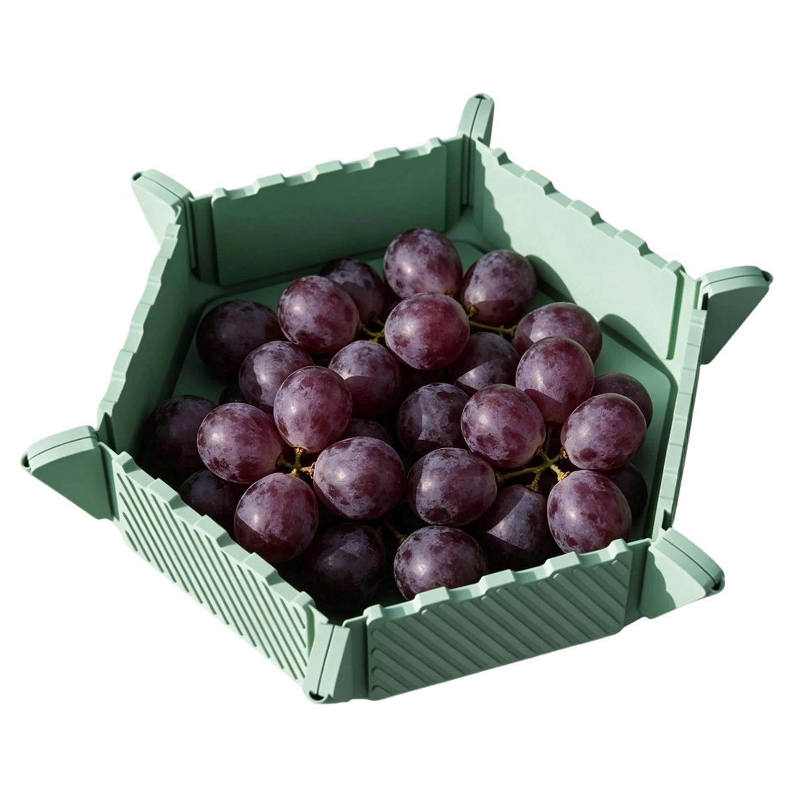Tabla de cortar plegable y cuenco de silicona magnético para cocina exterior