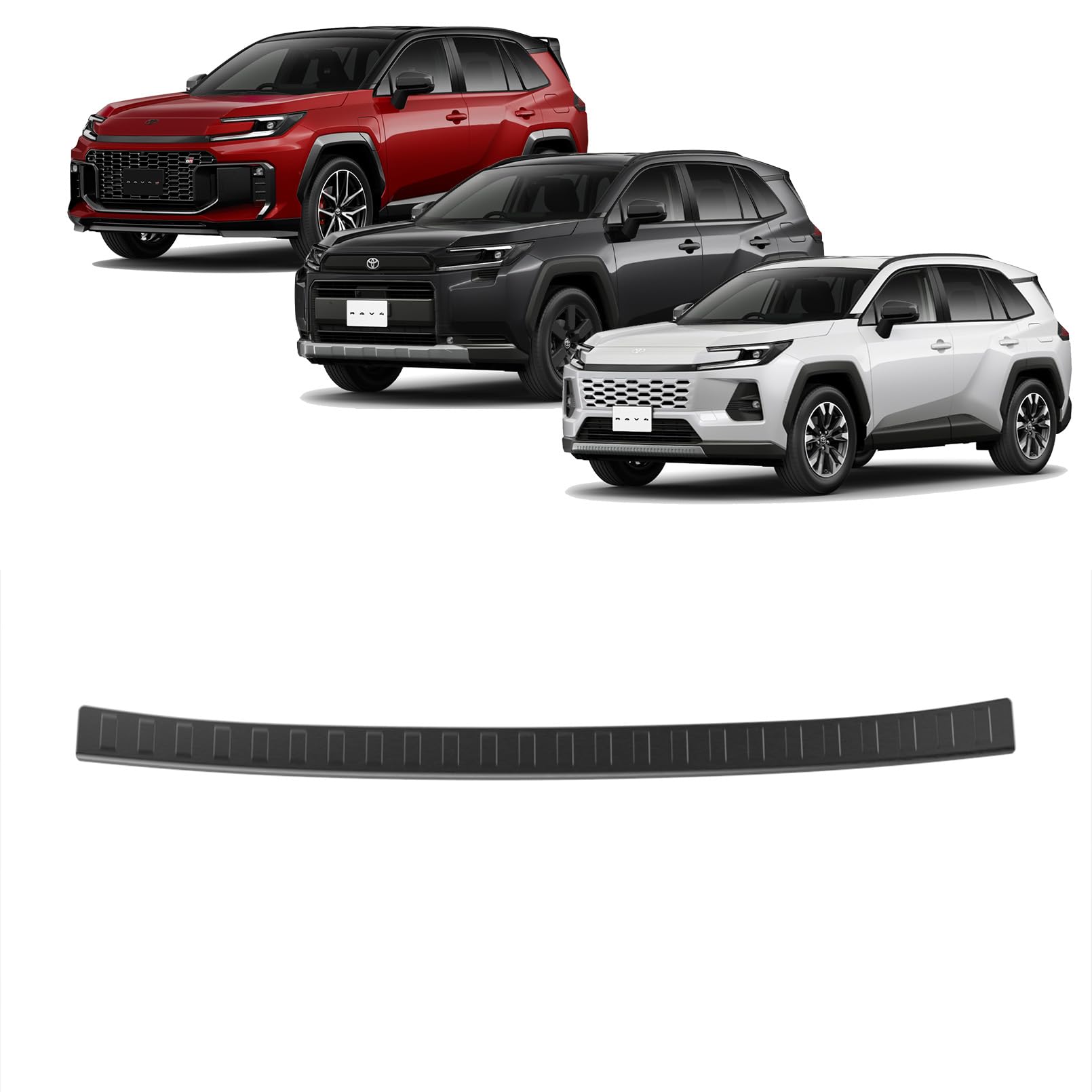 Amazon | VKINGER 新型 RAV4 60系 パーツ リアバンパーステップガード