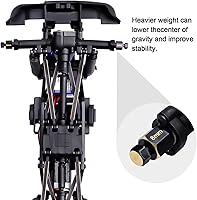 Vista 2 de HobbyPark Extensión hexagonal de latón para piezas de actualización TRX4M, extensores de cubos hexagonales de rueda extendida, espaciadores