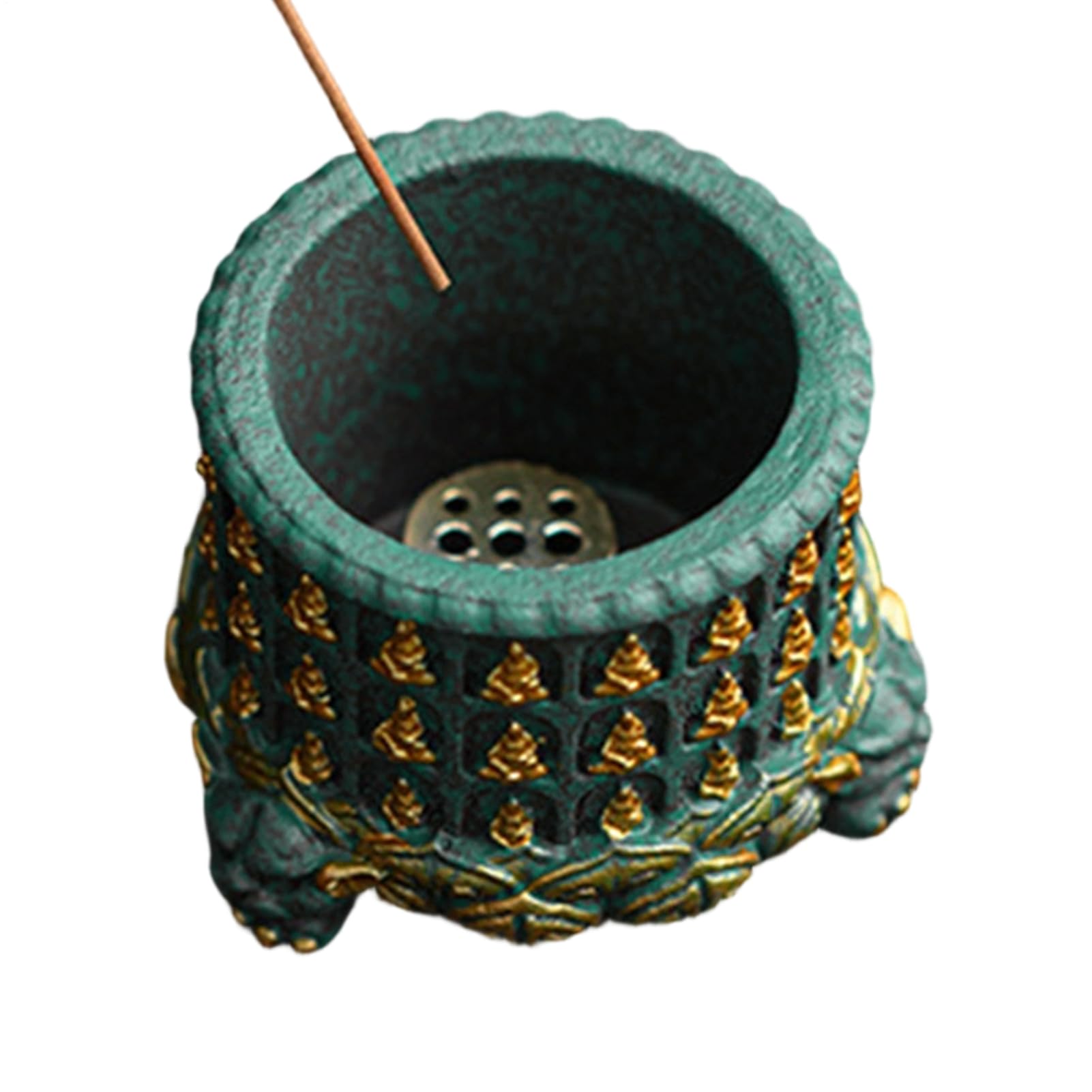 Brûleur d'encens Bouddha artisanal pour une pratique de relaxation et des ondes positives