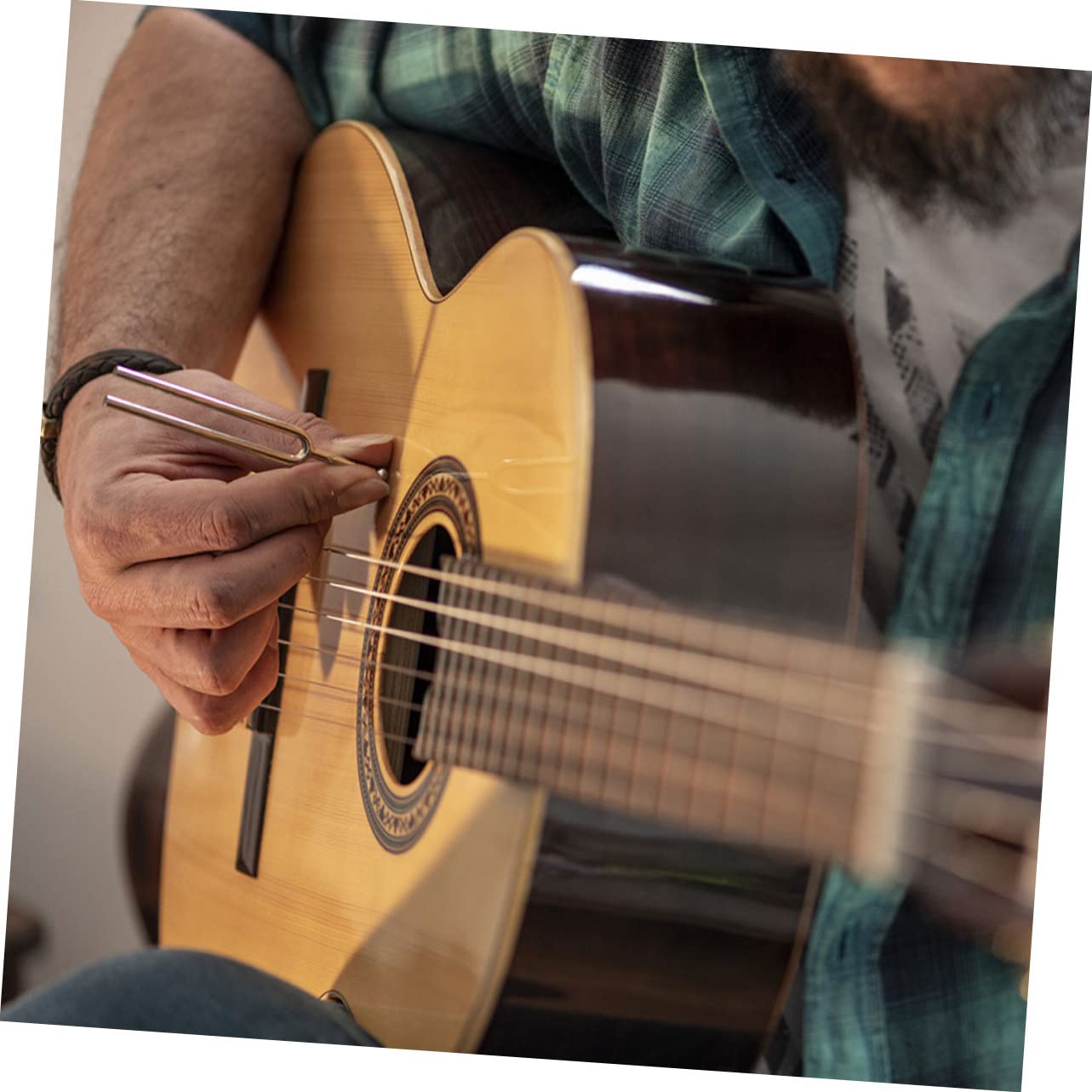 ibasenice 3ensembles Diapasons De Guitare Premium Avec Maillet Accessoires Musicaux Pour Guitare Violon Et Piano