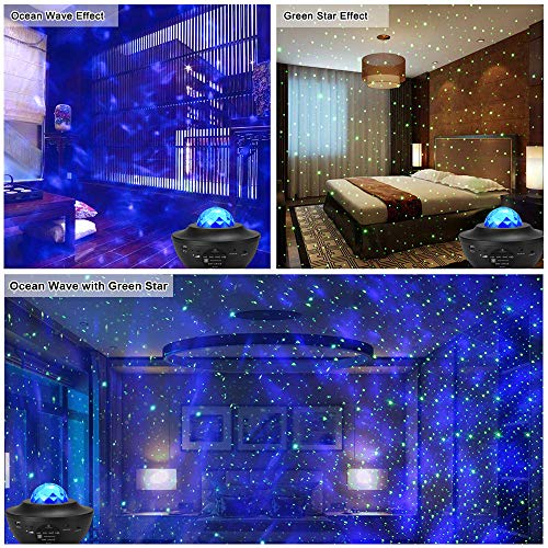 Star Projector, 3 in 1 Galaxy Projector for Bedroom, Starlight Projector with Bluetooth Speaker and Remote Control… 6 Star Projector, 3 in 1 Galaxy Projector for Bedroom, Starlight Projector with Bluetooth Speaker and Remote Control… - Image 6
