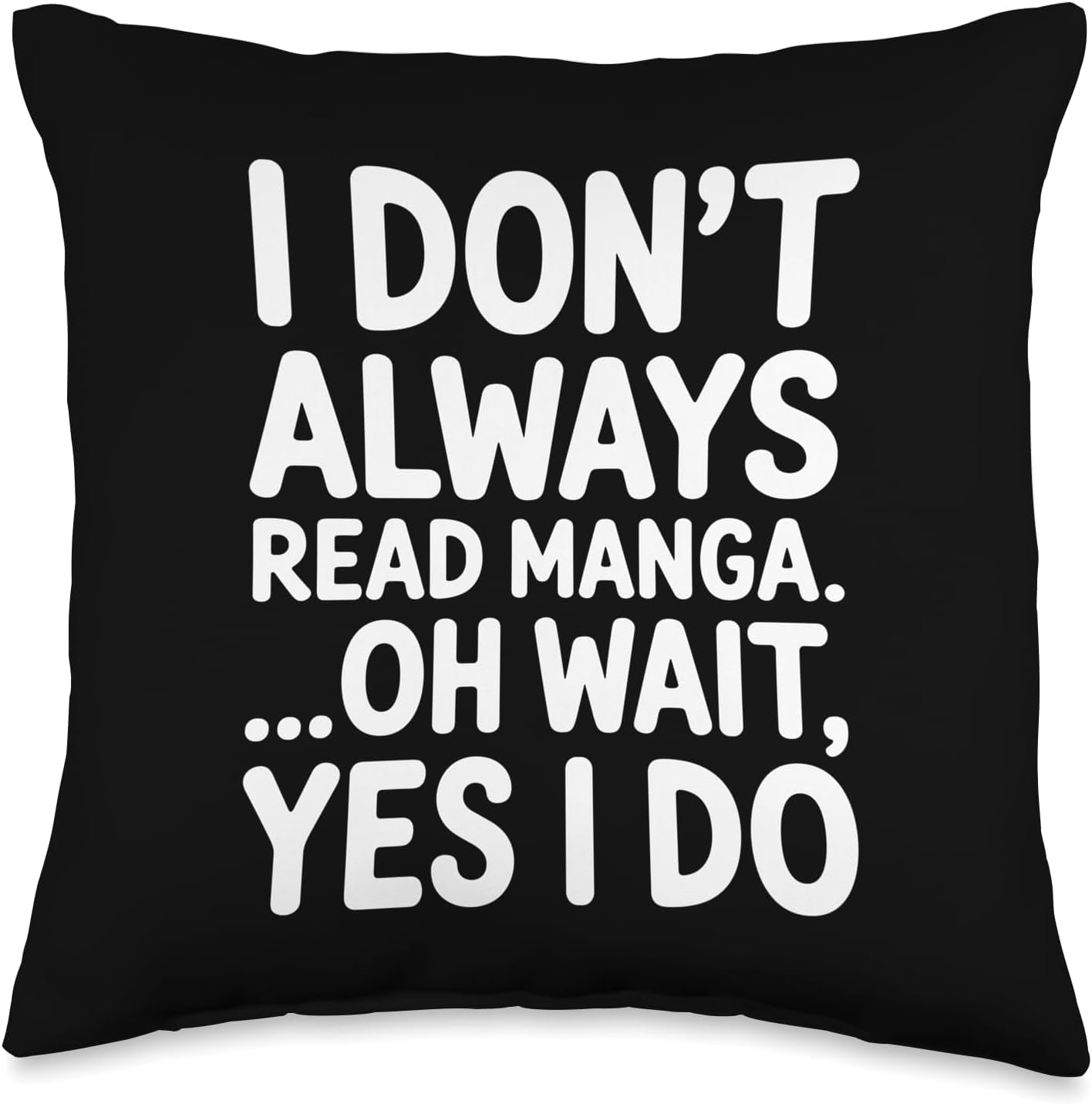 Cool Manga Art for Men Women Kids Anime Otaku Manga Lover Throw Pillow