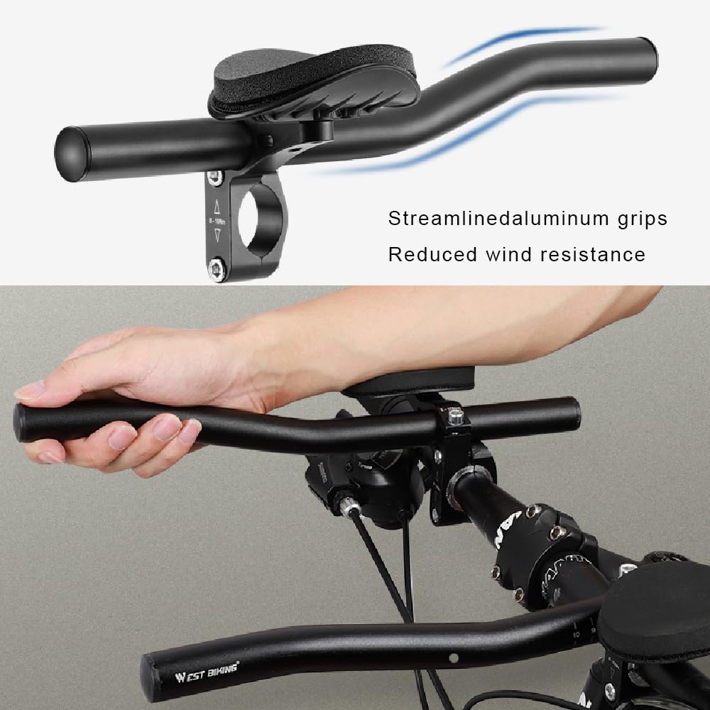 Accoudoir pour guidon de vélo