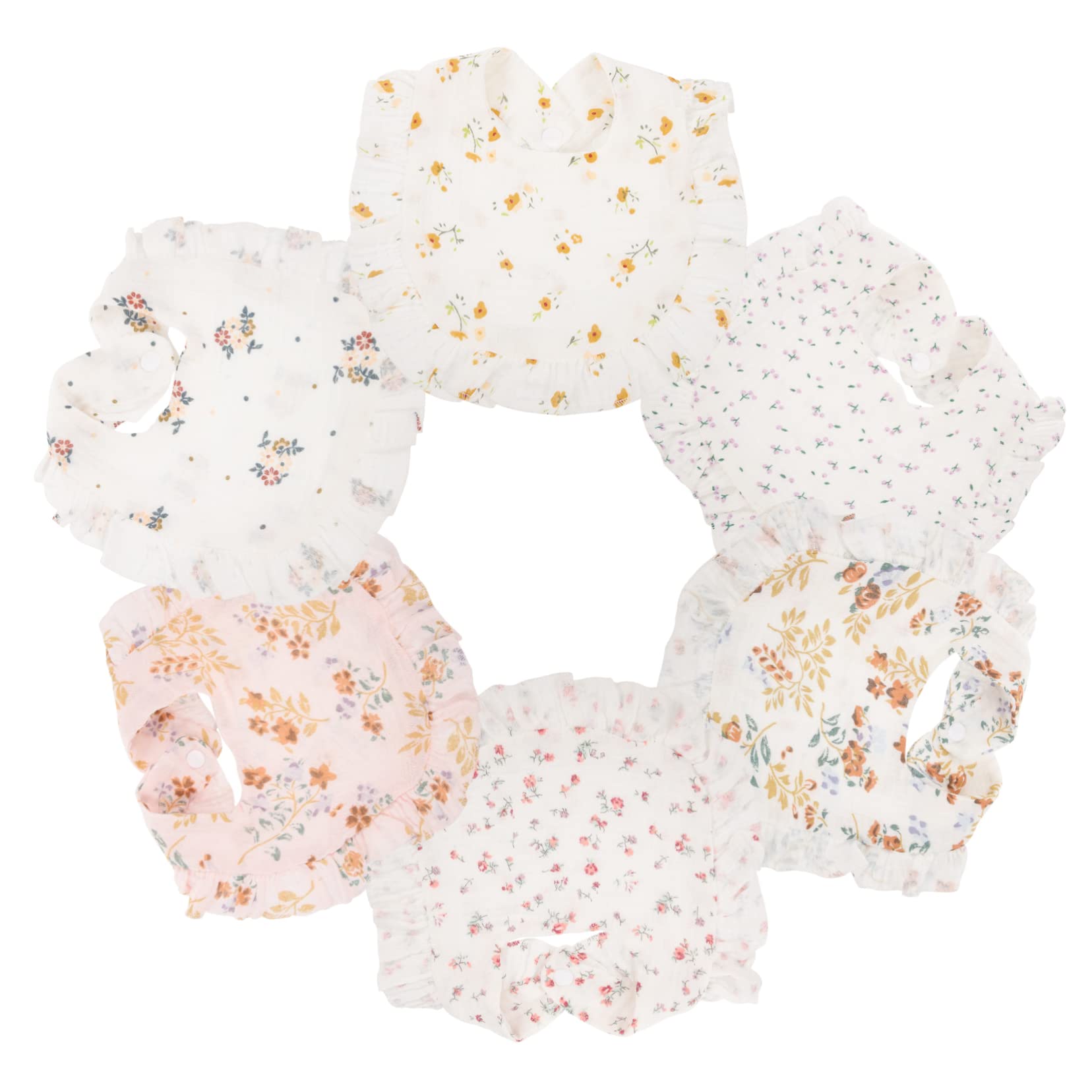 VICASKY 12pezzi Bavaglini Per Ragazzo Ragazza Cotone Da Bavaglini Lavabili Per Ragazzo Ragazza Con Design Assorbenti e Morbidi Per Svezzamento e Teething Accessori Eleganti e