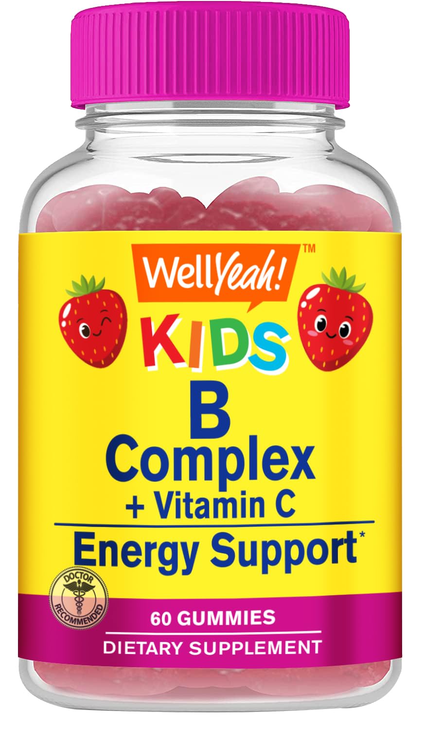 WellYeah B Complex Gummies for Kids