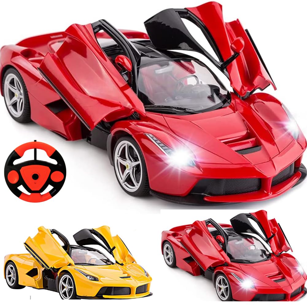 VRIKRION Remote Control car with Steering Remote Openable Door Remote Control Racing car for Kids 5+ Years RC car Door opeanable car Power Operated Toys I Pack of 1 (Rechargeable, (Style 3) (B0BFRM97WZ) Amazon Price History, Amazon Price Tracker