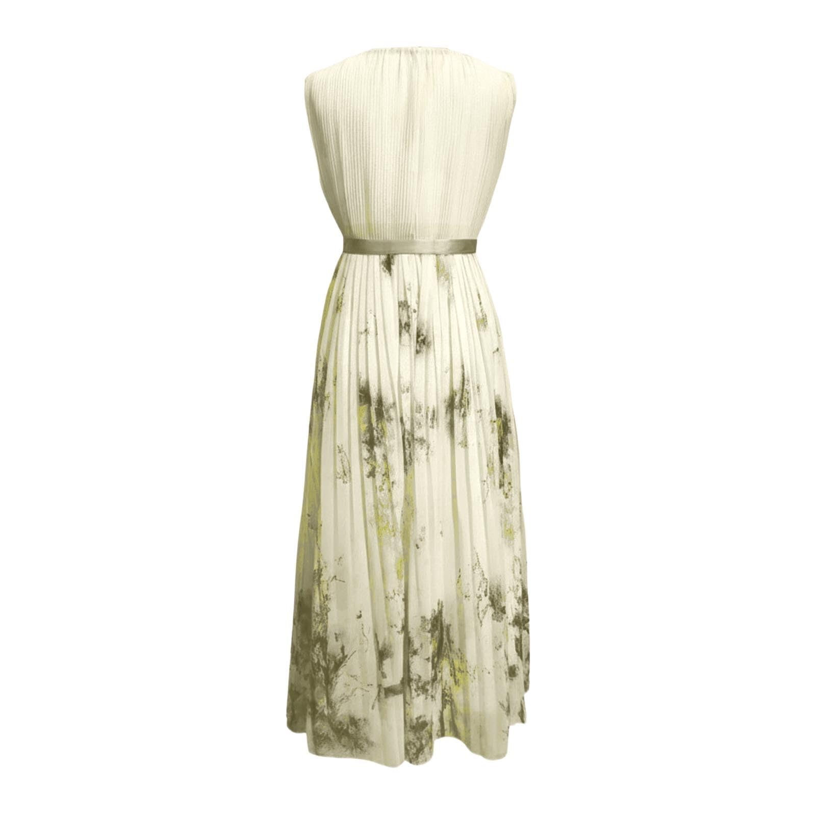 Vestido Casual Fluido sin Mangas Floral, Moda Verano Salidas Mujer