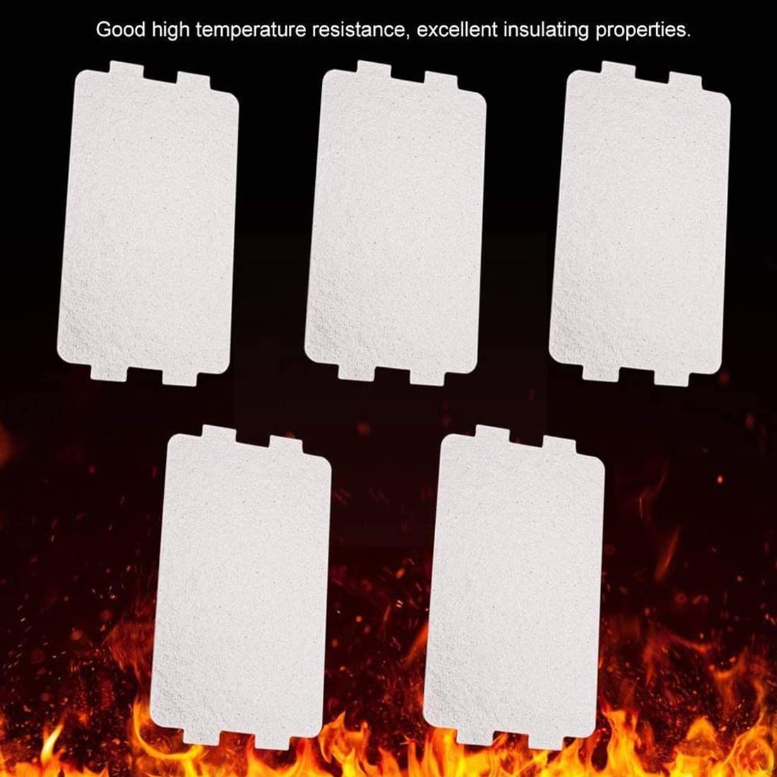6 Plaques De Mica Pour Micro-ondes - 11.5x6.5cm Remplacement Isolation