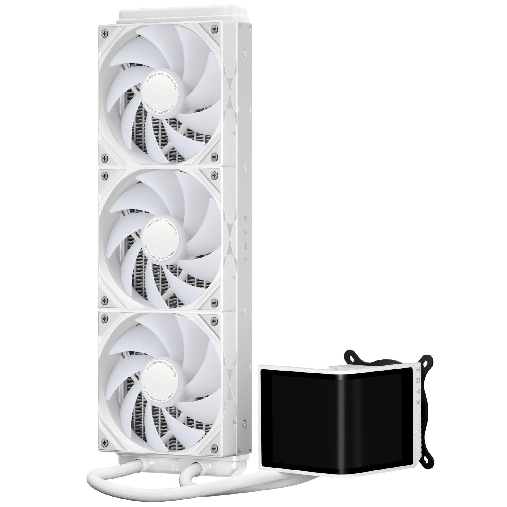 Amazon.co.jp: TRYX PANORAMA 水冷 CPUクーラー LEDモデル 360mm